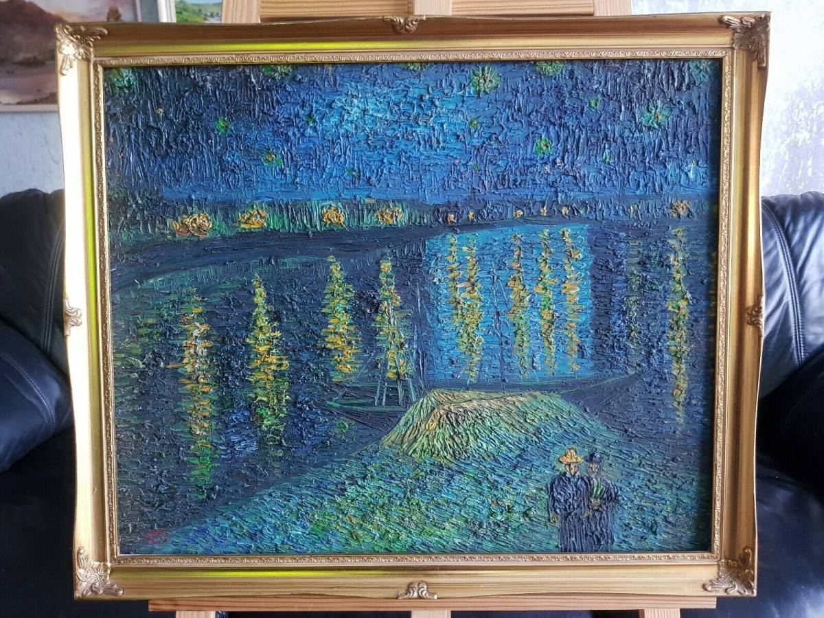 フィンセント・ファン・ゴッホ　ゴッホ　Vincent Willem van Gogh　絵画　レア　限定　希少　ローヌ川の星月夜_画像2