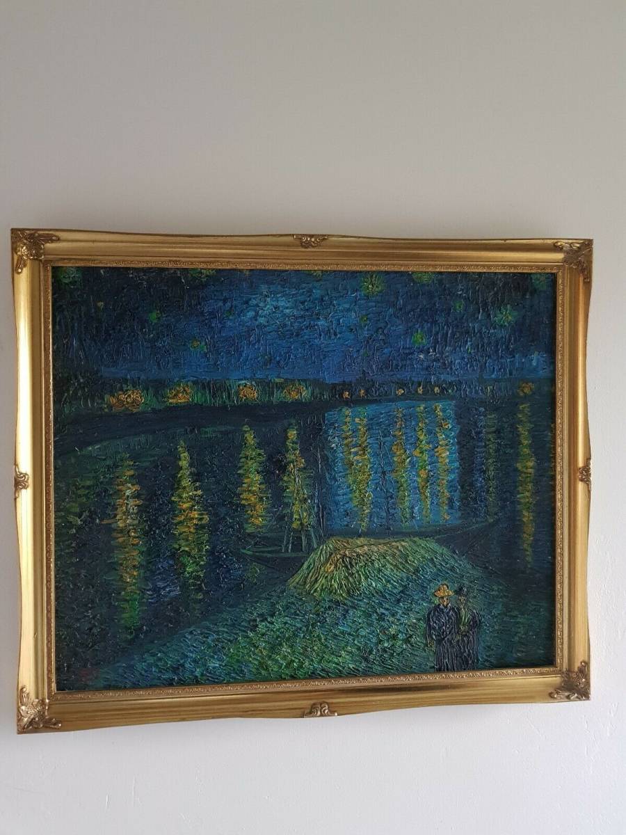 フィンセント・ファン・ゴッホ　ゴッホ　Vincent Willem van Gogh　絵画　レア　限定　希少　ローヌ川の星月夜_画像1
