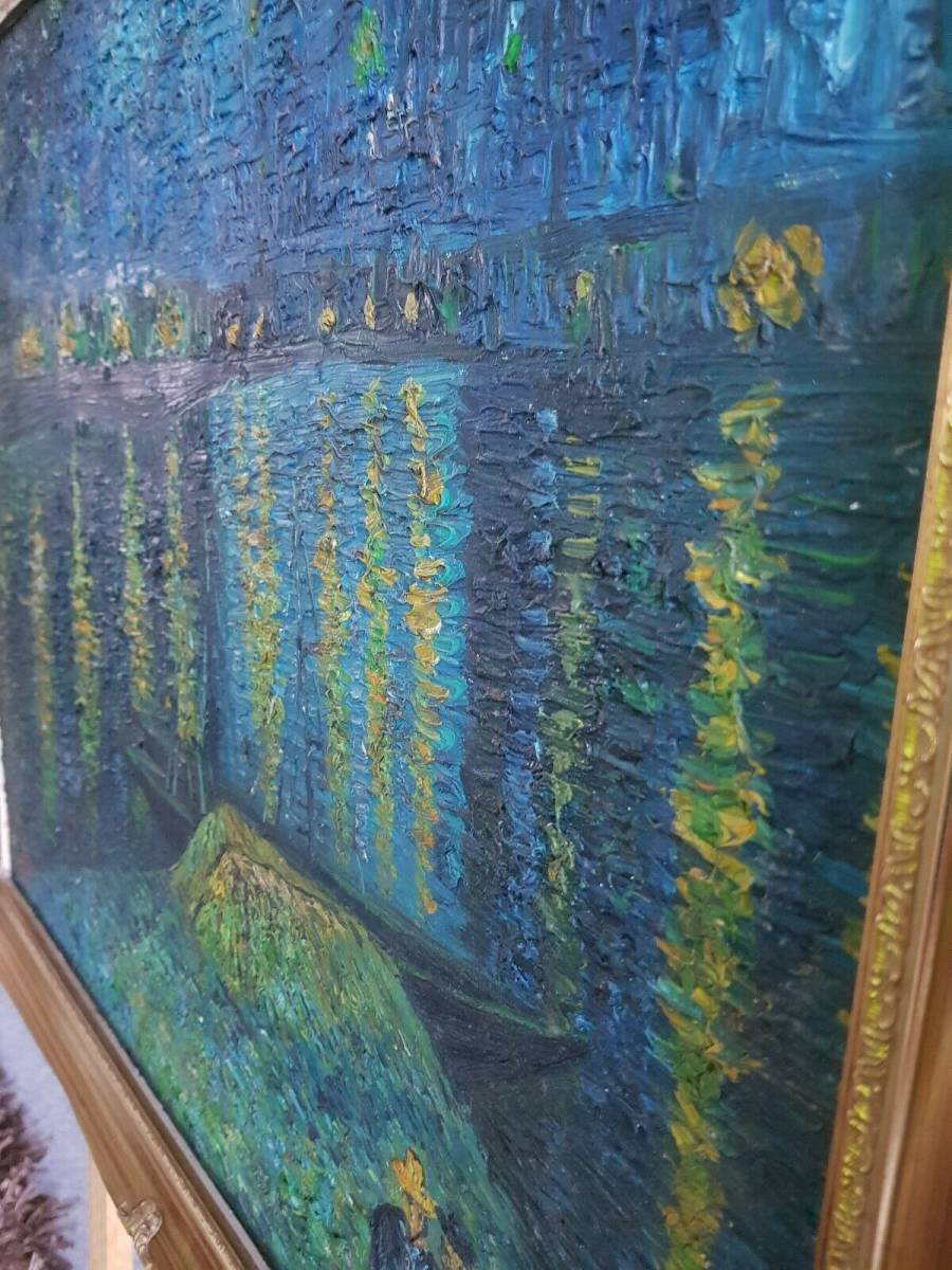 フィンセント・ファン・ゴッホ　ゴッホ　Vincent Willem van Gogh　絵画　レア　限定　希少　ローヌ川の星月夜_画像4