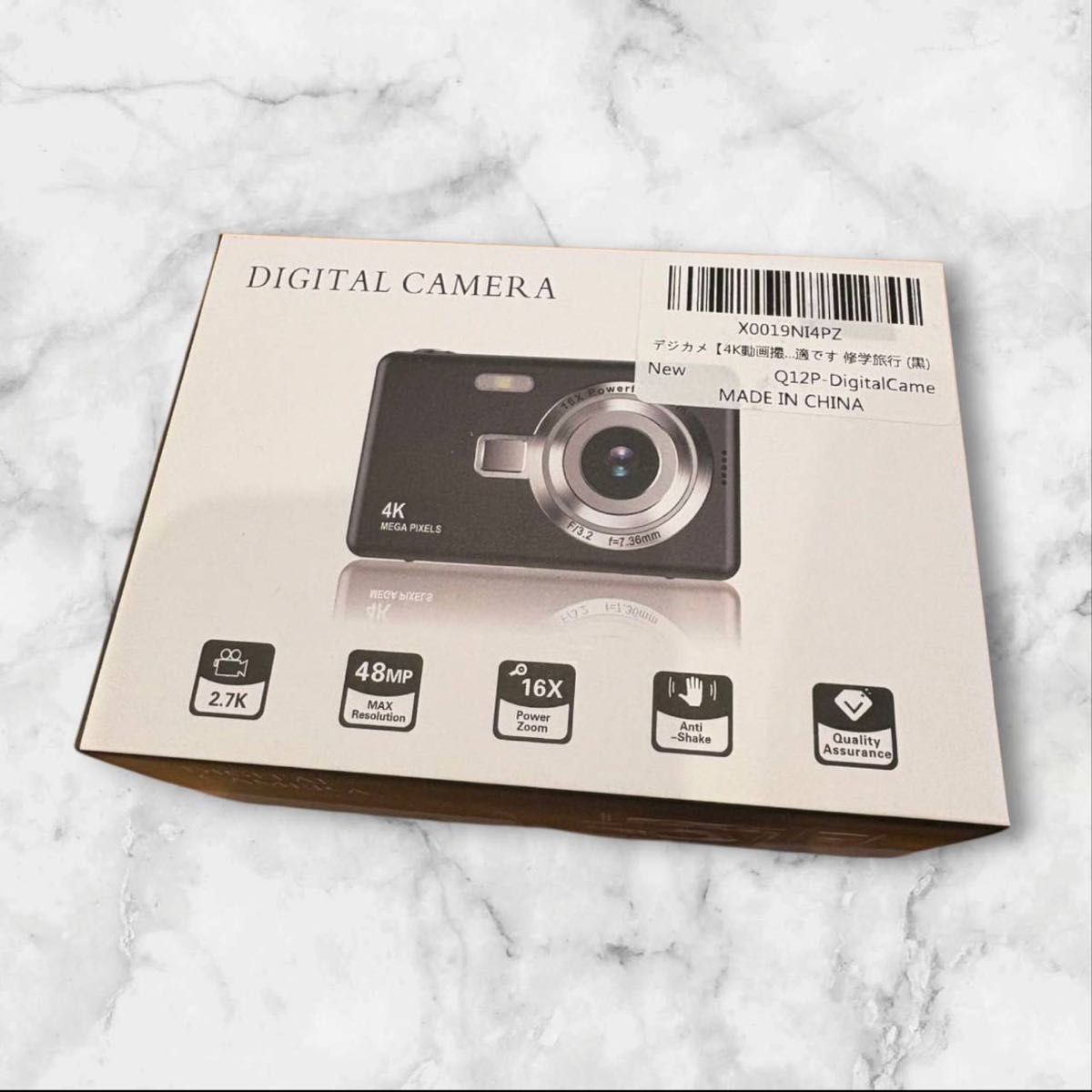 デジカメ4K動画撮影 5000万画素 デジタルカメラ 32GB Micro SD デジカメ4K動画撮影 5000万画素 デジタルカメラ 32GB Micro SD