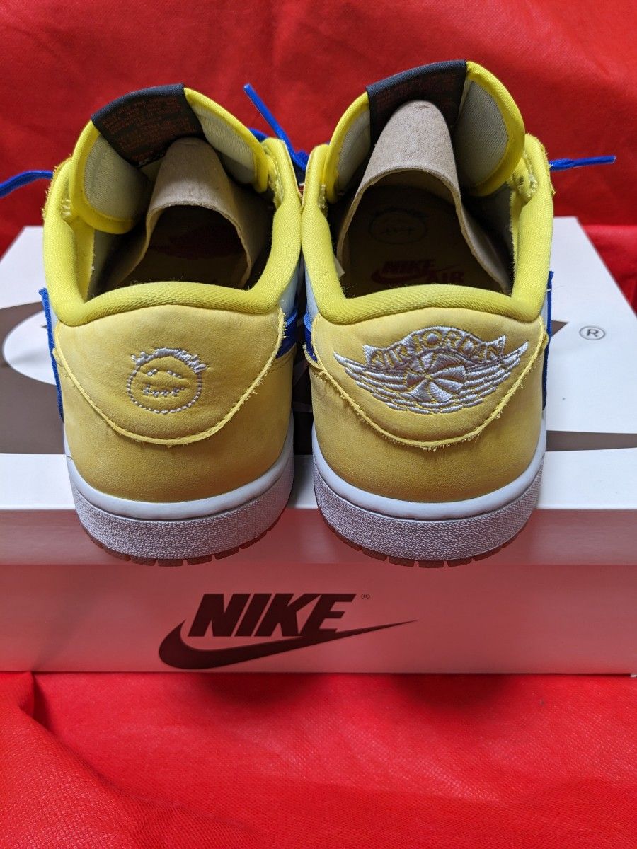 29cm TravisScott × Nike AirJordan1 Canary ジョーダン1 ナイキ 29cm TravisScott × Nike AirJordan1 Canary ジョーダン1 ナイキ