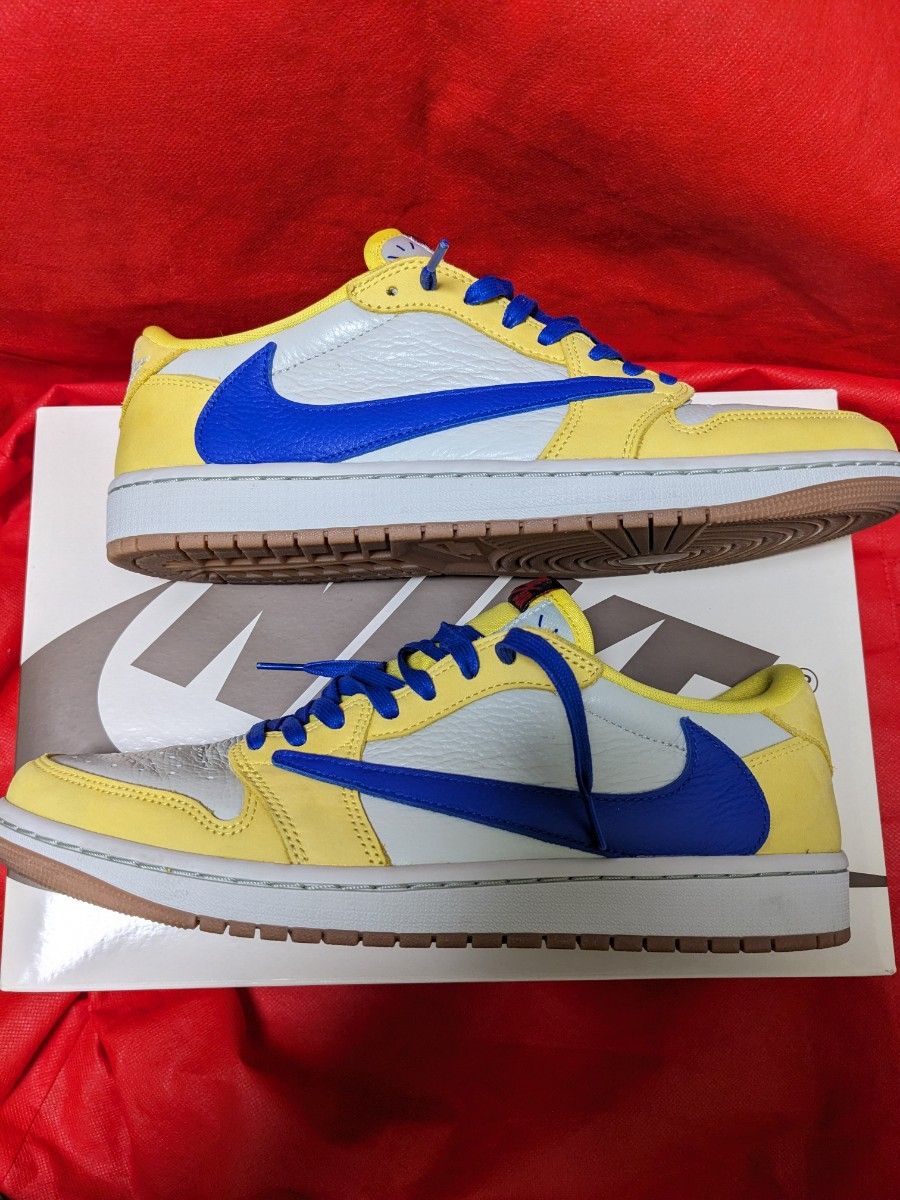 29cm TravisScott × Nike AirJordan1 Canary ジョーダン1 ナイキ 29cm TravisScott × Nike AirJordan1 Canary ジョーダン1 ナイキ