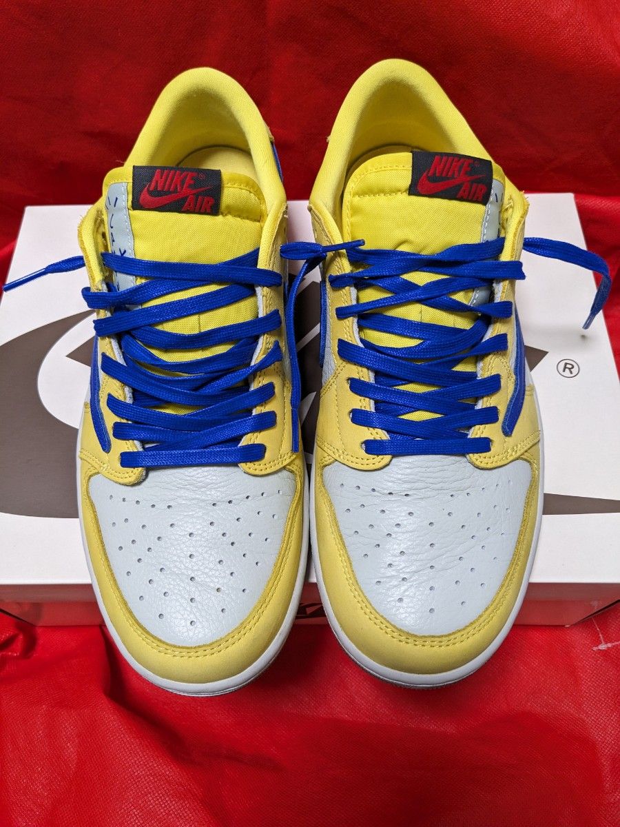 29cm TravisScott × Nike AirJordan1 Canary ジョーダン1 ナイキ 29cm TravisScott × Nike AirJordan1 Canary ジョーダン1 ナイキ