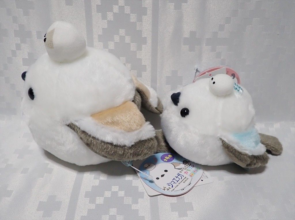 ふくふくシマエナガ なかよしおやこ カラフル マスコット ふくふくシマエナガ なかよしおやこ カラフル マスコット