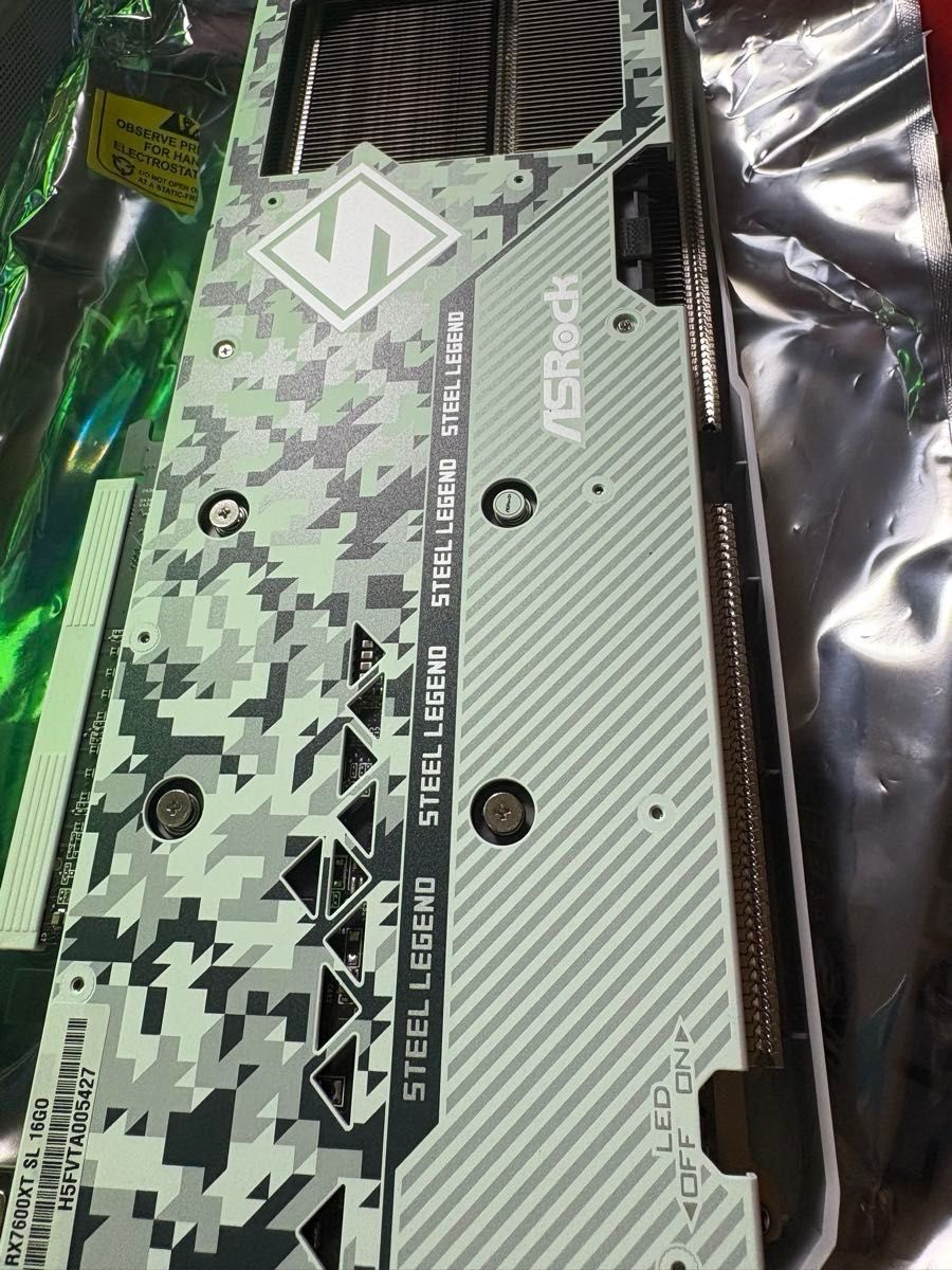 RX7600XT Radeon steel legend 16GB asrock|Yahoo!フリマ(旧 RX7600XT Radeon steel legend 16GB asrock|Yahoo!フリマ(旧