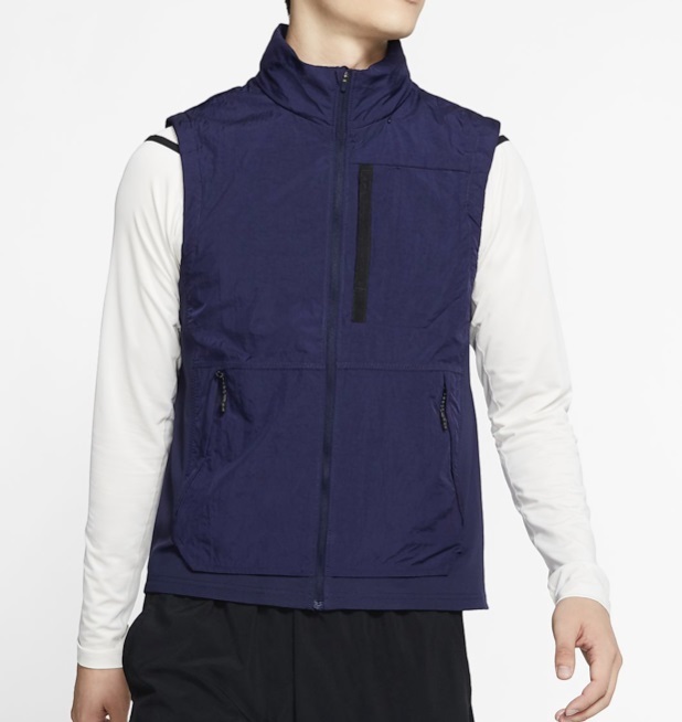 売れ筋がひ贈り物! NIKE - Yahoo!オークション TECH XL 紺 ベスト ナイロン PACK ナイキ