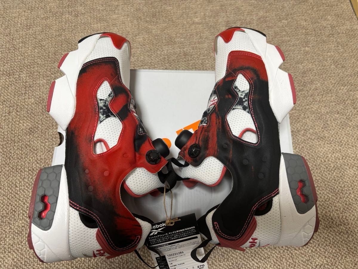 27cm Reebok Instapump Fury 稲葉浩志 コラボ B'z FC限定 27cm Reebok Instapump Fury 稲葉浩志 コラボ B'z FC限定