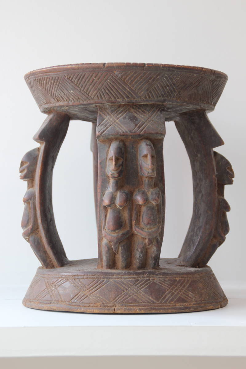 ドゴン族 スツール アンティーク アフリカ民芸品