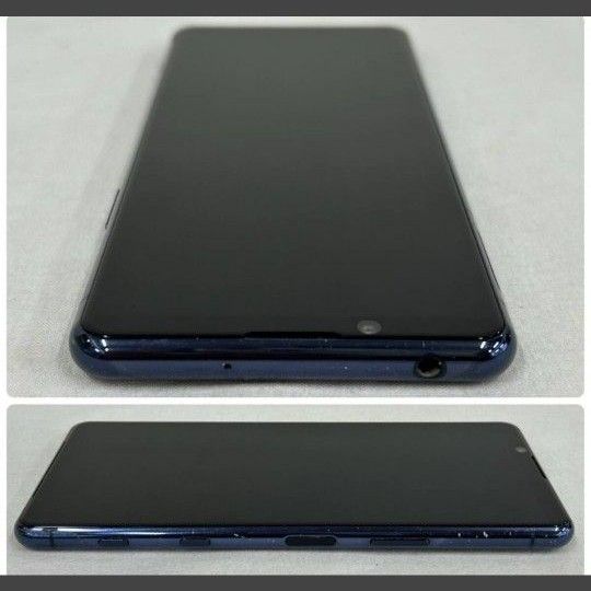Xperia5 Ⅱ SOG02 128GB ブルー au 機能正常 画面焼けあり Xperia5 Ⅱ SOG02 128GB ブルー au 機能正常 画面焼けあり