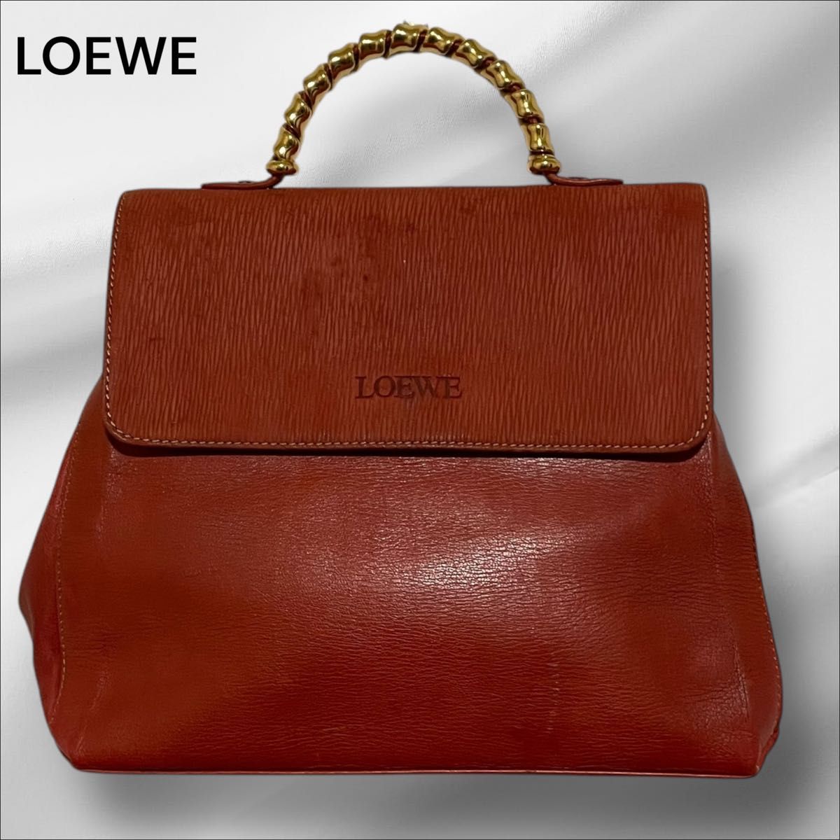 LOEWE ロエベ ベラスケス ツイスト ハンドバッグ ゴールド金具 LOEWE ロエベ ベラスケス ツイスト ハンドバッグ ゴールド金具