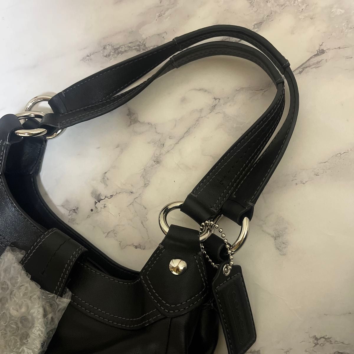お値下げ【未使用】COACH コーチ ソーホー レザー ホーボー ワン お値下げ【未使用】COACH コーチ ソーホー レザー ホーボー ワン