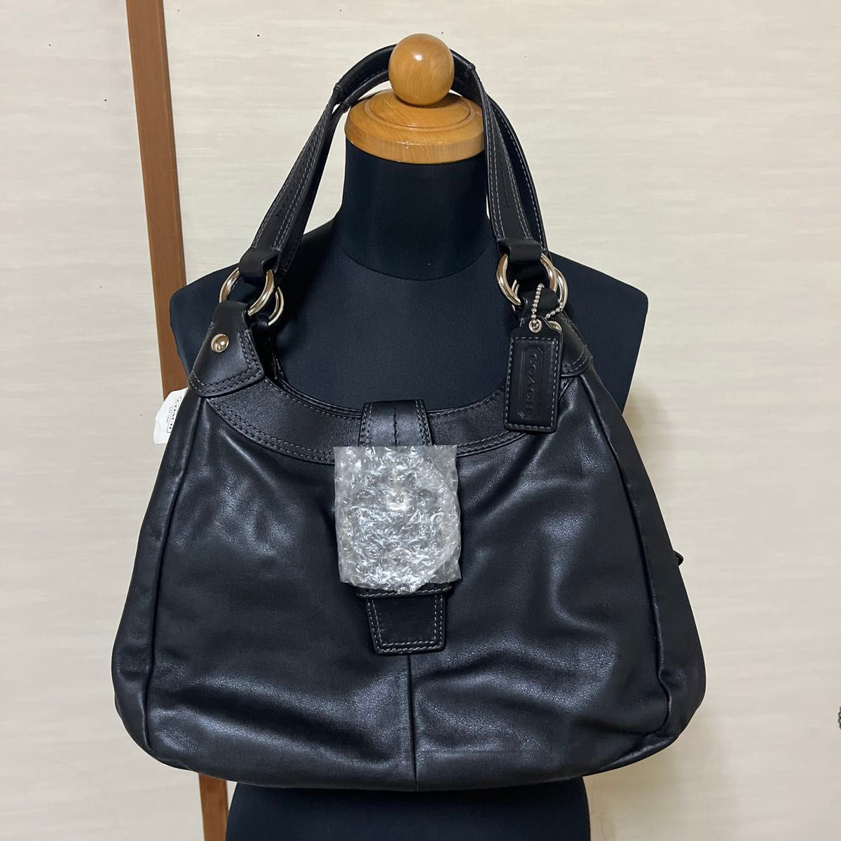 お値下げ【未使用】COACH コーチ ソーホー レザー ホーボー ワン