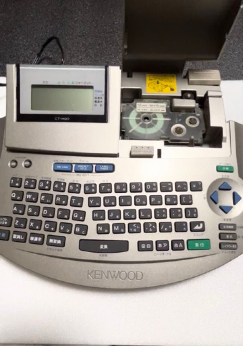 KENWOOD ラベルライター Cyber Titler CT-H90 ステレオ通信ケーブル欠品