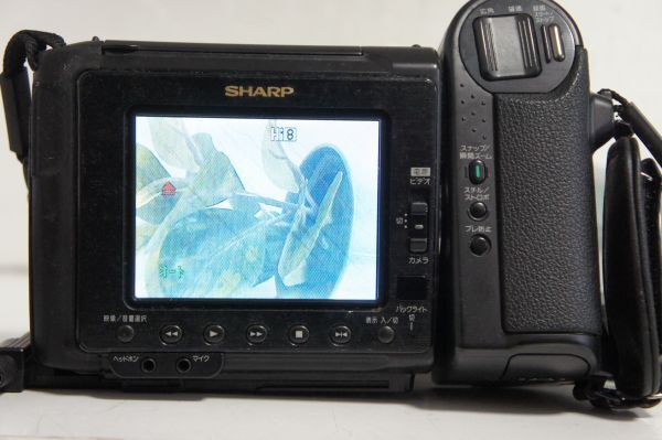 1000より☆シャープ 通電OK☆VL-HL3 Hi8 8mm ビデオカメラ 1000より☆シャープ 通電OK☆VL-HL3 Hi8 8mm ビデオカメラ