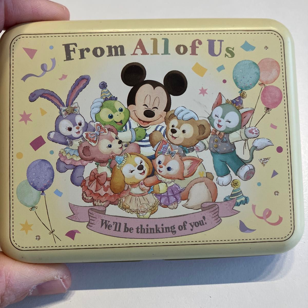 東京ディズニーシー ダッフィーフレンズお菓子空き缶 シェリー 東京ディズニーシー ダッフィーフレンズお菓子空き缶 シェリー