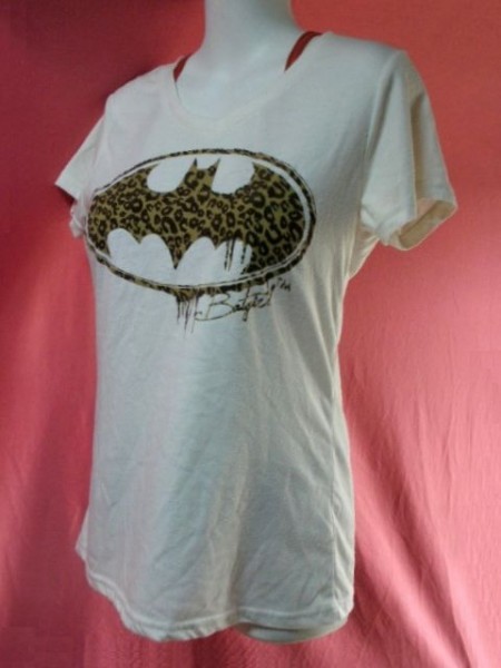 USED BATGIRL T-shirt size L white series 