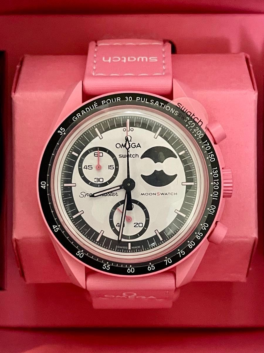 Swatch x OMEGA MoonSwatch MISSION TO THE PINK MOONPHASE 限定 Swatch x OMEGA MoonSwatch MISSION TO THE PINK MOONPHASE 限定