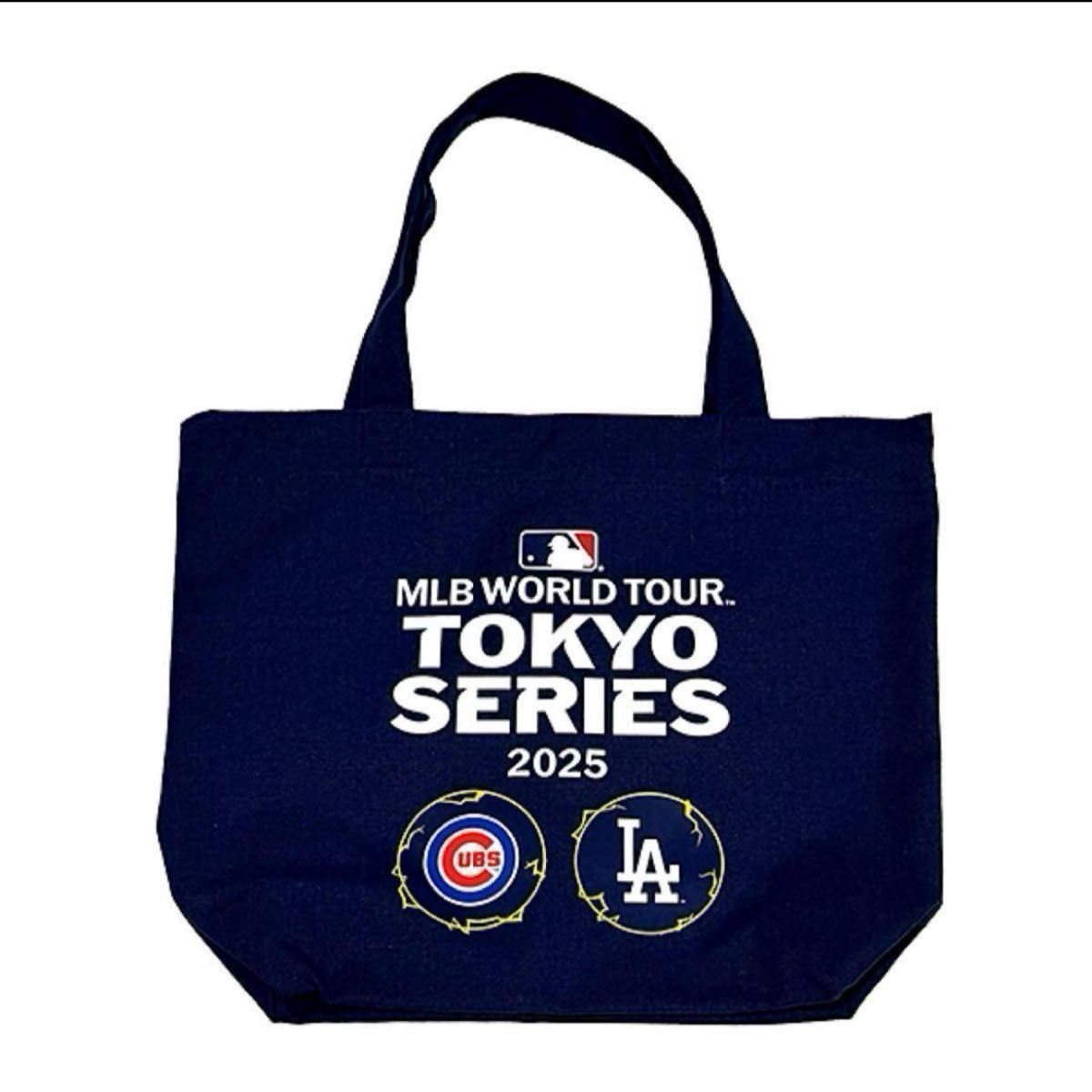 MLB2025 開幕戦記念キャンパストート バッグドジャースカブス MLB2025 開幕戦記念キャンパストート バッグドジャースカブス