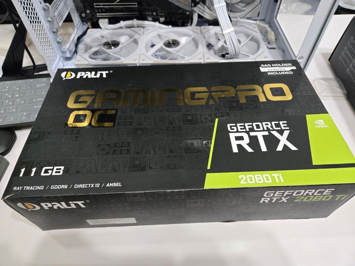 Palit GeForce RTX 2080 Ti Gaming Pro OC 動作良好 箱+専用 Palit GeForce RTX 2080 Ti Gaming Pro OC 動作良好 箱+専用