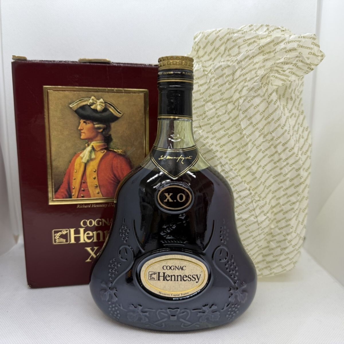 V808-W15-764 Hennessy ヘネシー XO グリーンボトル 金キャップ V808-W15-764 Hennessy ヘネシー XO グリーンボトル 金キャップ