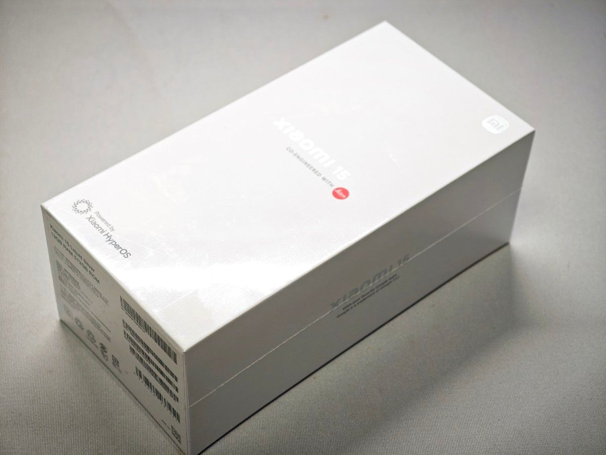 Xiaomi 15 リキッドシルバー 国内正規版 12GB + 512GB 特典付 Xiaomi 15 リキッドシルバー 国内正規版 12GB + 512GB 特典付