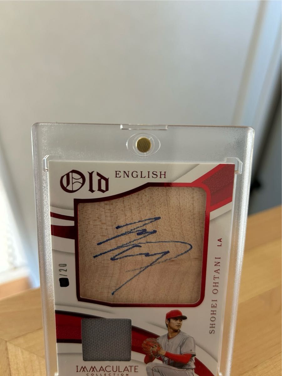 2019 大谷翔平 実使用 直筆サインカード panini Immaculate Old 2019 大谷翔平 実使用 直筆サインカード panini Immaculate Old
