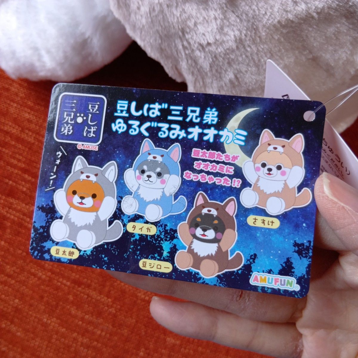 アミューズ 豆しば三兄弟 ゆるぐるみオオカミ ウルトラBIG アミューズ 豆しば三兄弟 ゆるぐるみオオカミ ウルトラBIG