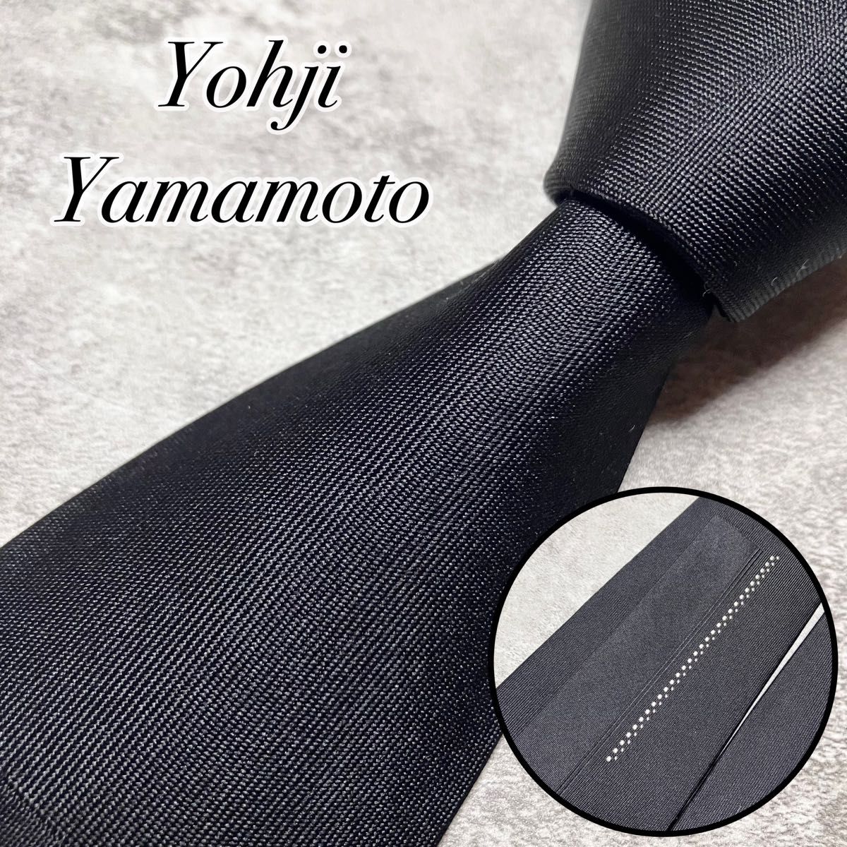 極美品 Yohji Yamamoto ヨウジヤマモト ネクタイ シルク 極美品 Yohji Yamamoto ヨウジヤマモト ネクタイ シルク