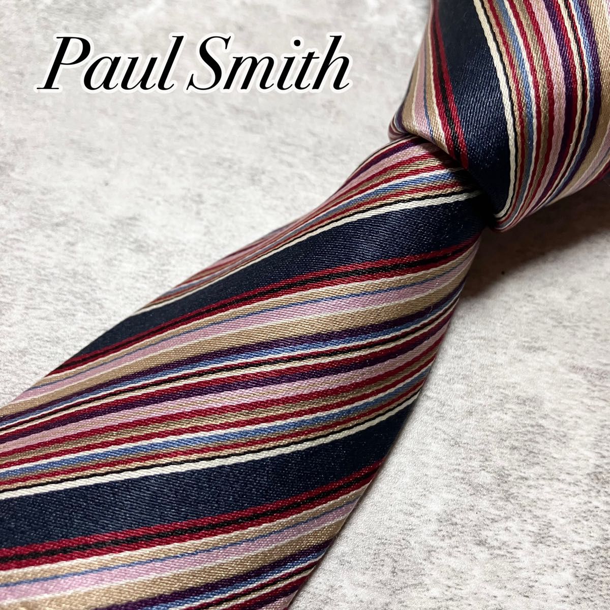 未使用に近い】 Paul Smith ポールスミス ネクタイ シルク 未使用に近い】 Paul Smith ポールスミス ネクタイ シルク