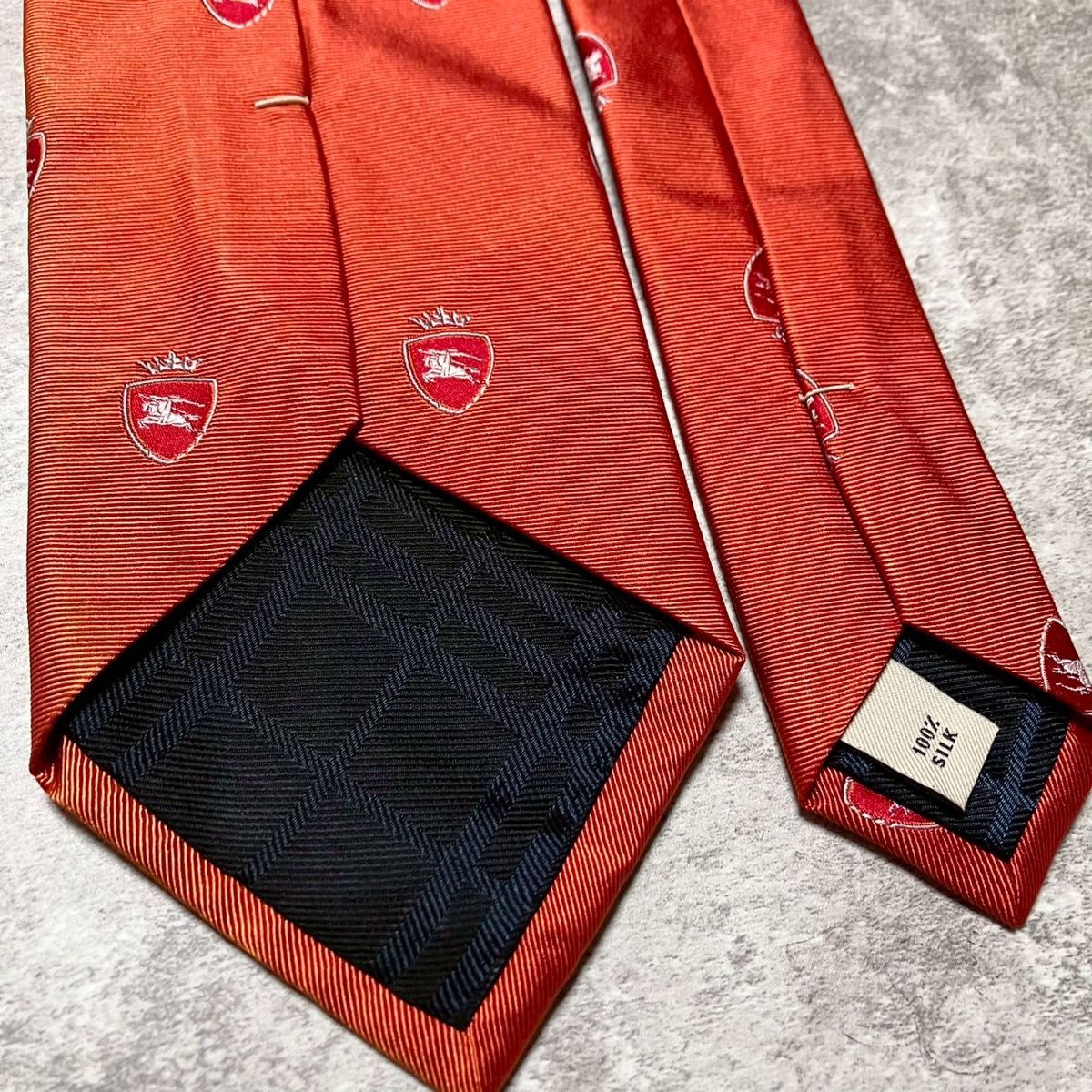 美品】 Burberry London バーバリーロンドン ネクタイ シルク 美品】 Burberry London バーバリーロンドン ネクタイ シルク