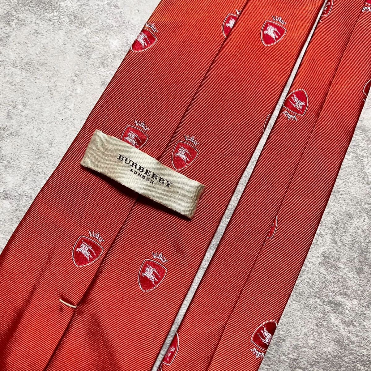 美品】 Burberry London バーバリーロンドン ネクタイ シルク 美品】 Burberry London バーバリーロンドン ネクタイ シルク