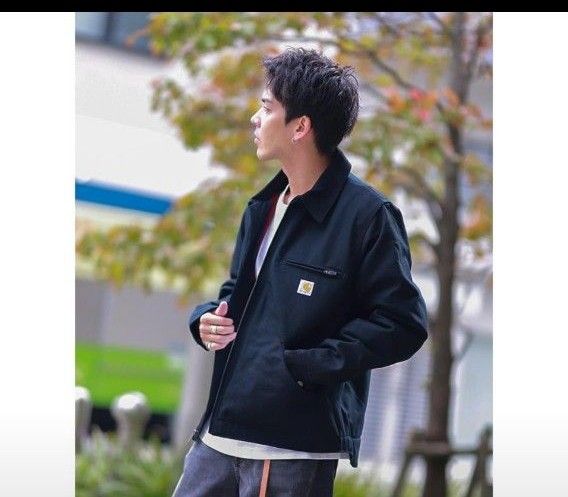 美品】CARHARTT カーハート デトロイト ジャケット アウター 美品】CARHARTT カーハート デトロイト ジャケット アウター
