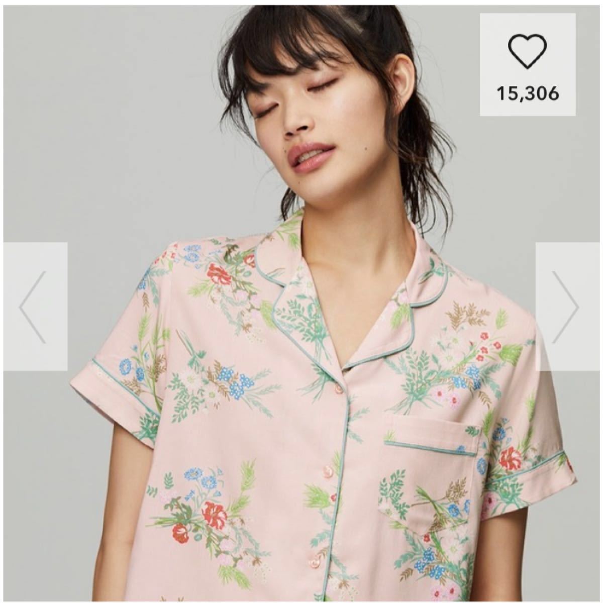 新品】ケイタマルヤマ GU コラボ パジャマ ピンク フラワー 新品】ケイタマルヤマ GU コラボ パジャマ ピンク フラワー