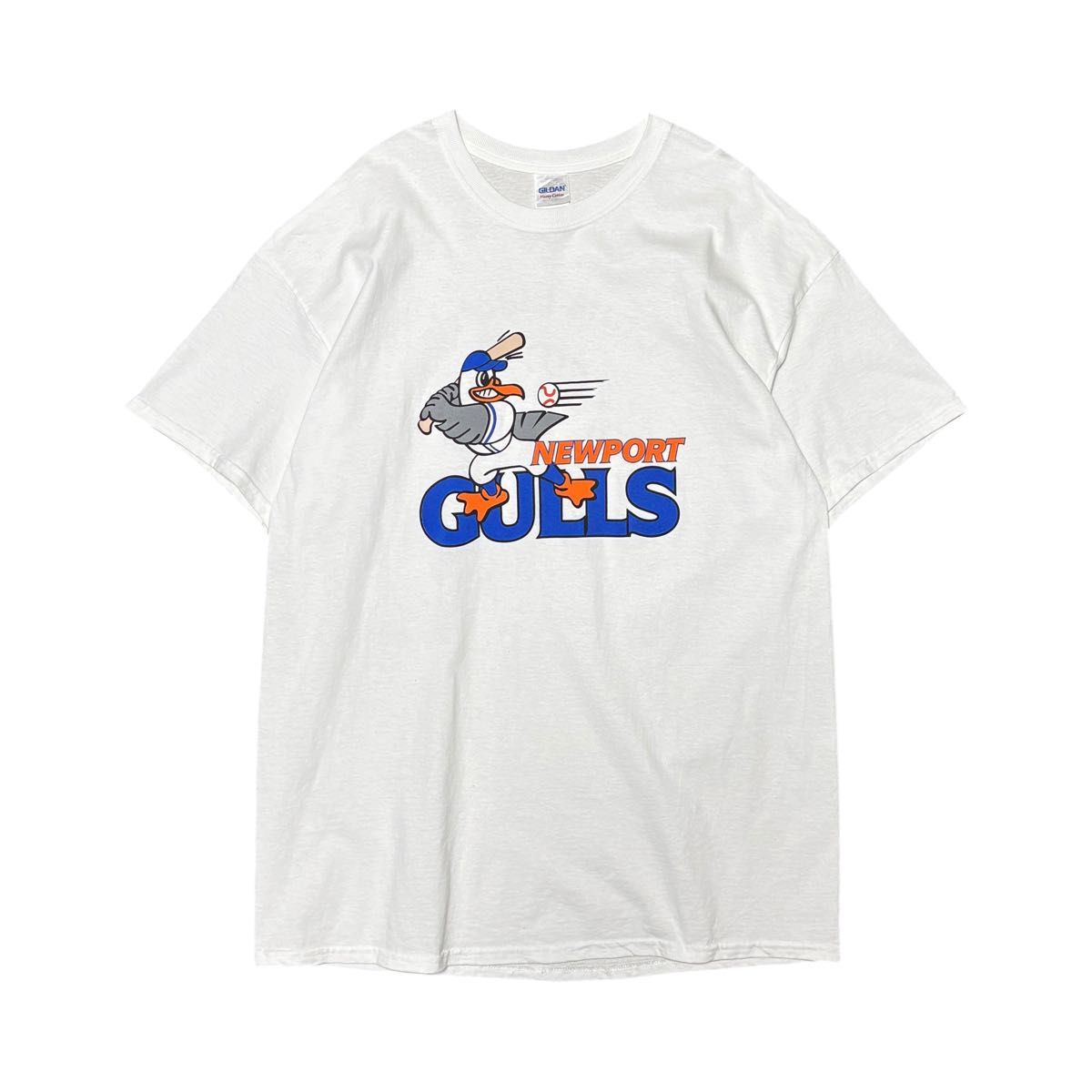r160】GILDAN Newport Gulls アニマル プリント Tシャツ r160】GILDAN Newport Gulls アニマル プリント Tシャツ