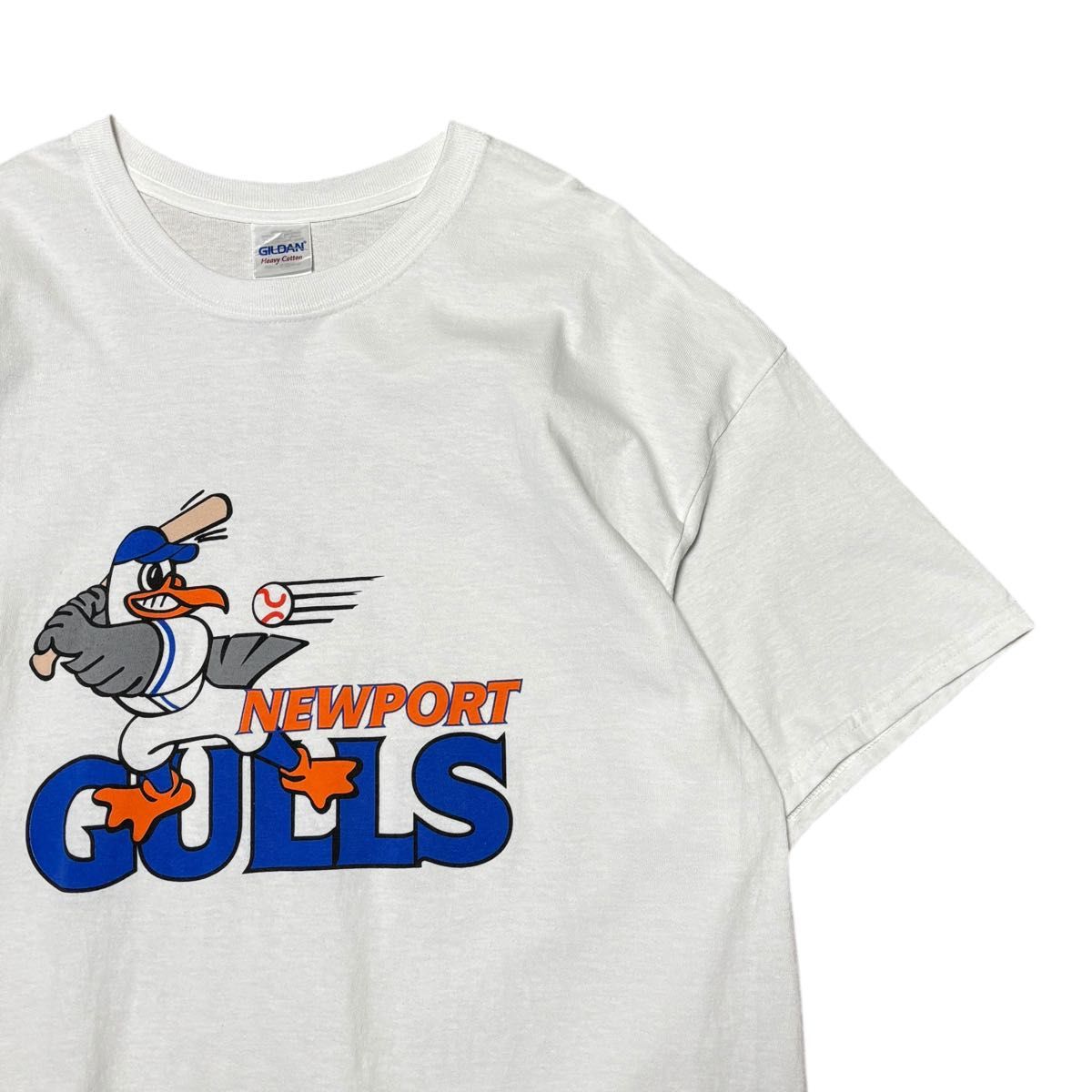 r160】GILDAN Newport Gulls アニマル プリント Tシャツ r160】GILDAN Newport Gulls アニマル プリント Tシャツ