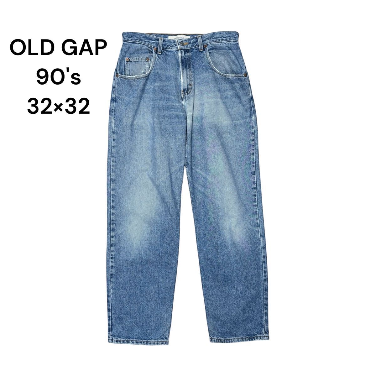 r135】1990's OLD GAP USA製 32×32 ワイド デニムパンツ r135】1990's OLD GAP USA製 32×32 ワイド デニムパンツ