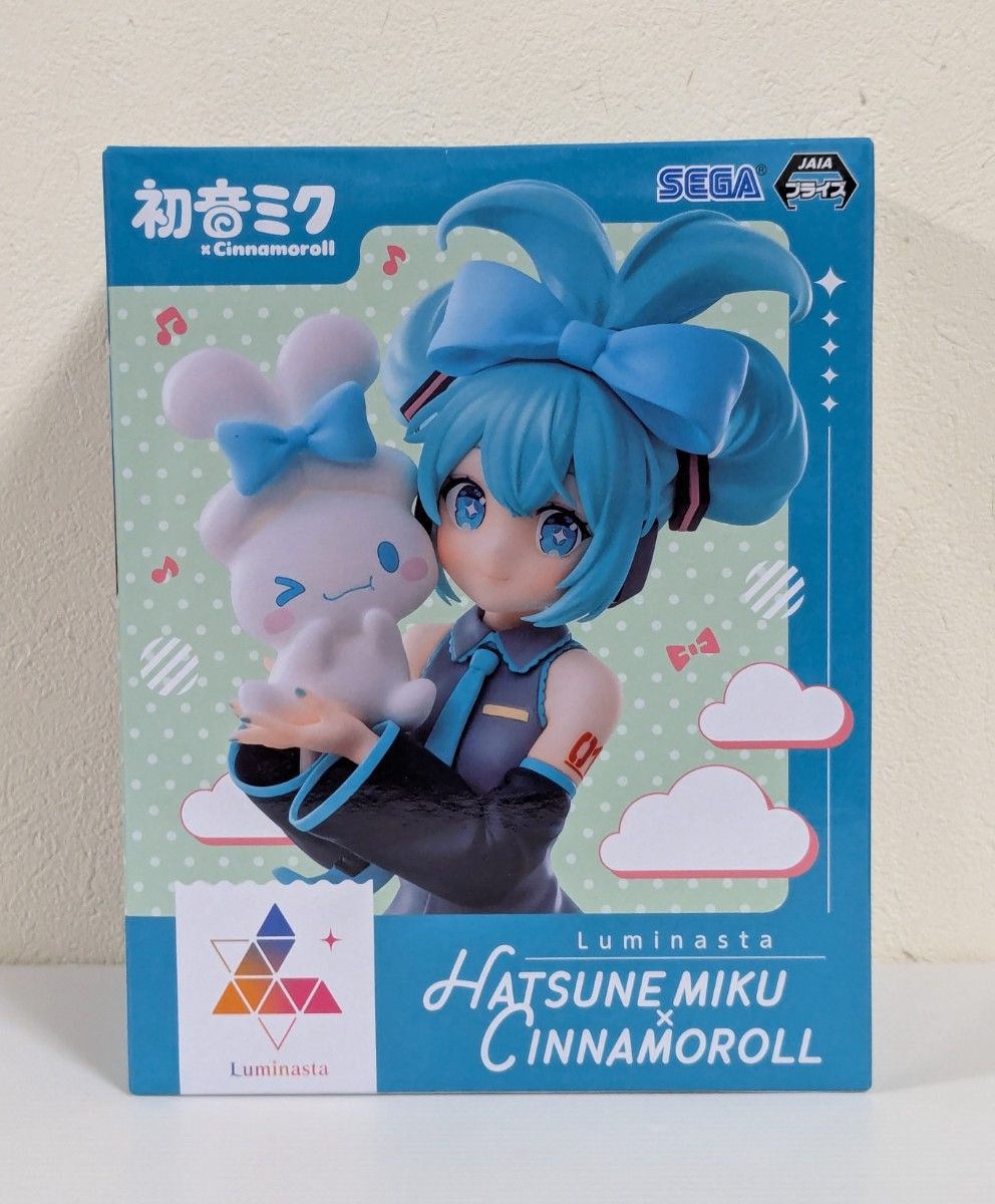 SEGA 初音ミク シナモロール フィギュア Luminasta ちょこのせ SEGA 初音ミク シナモロール フィギュア Luminasta ちょこのせ