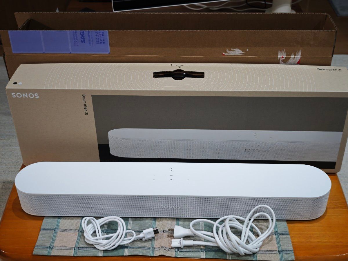 Sonos Beam Gen2 ホワイト サウンドバー BEAM2JP1 Sonos Beam Gen2 ホワイト サウンドバー BEAM2JP1