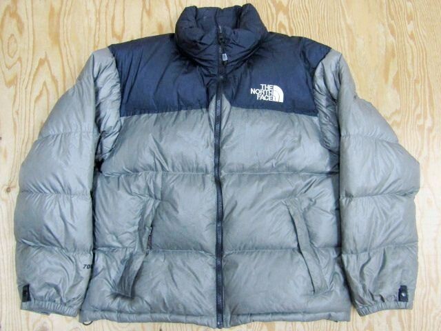 ☆ノースフェイス NORTHFACE☆ヌプシダウンジャケット グレー ☆ノースフェイス NORTHFACE☆ヌプシダウンジャケット グレー