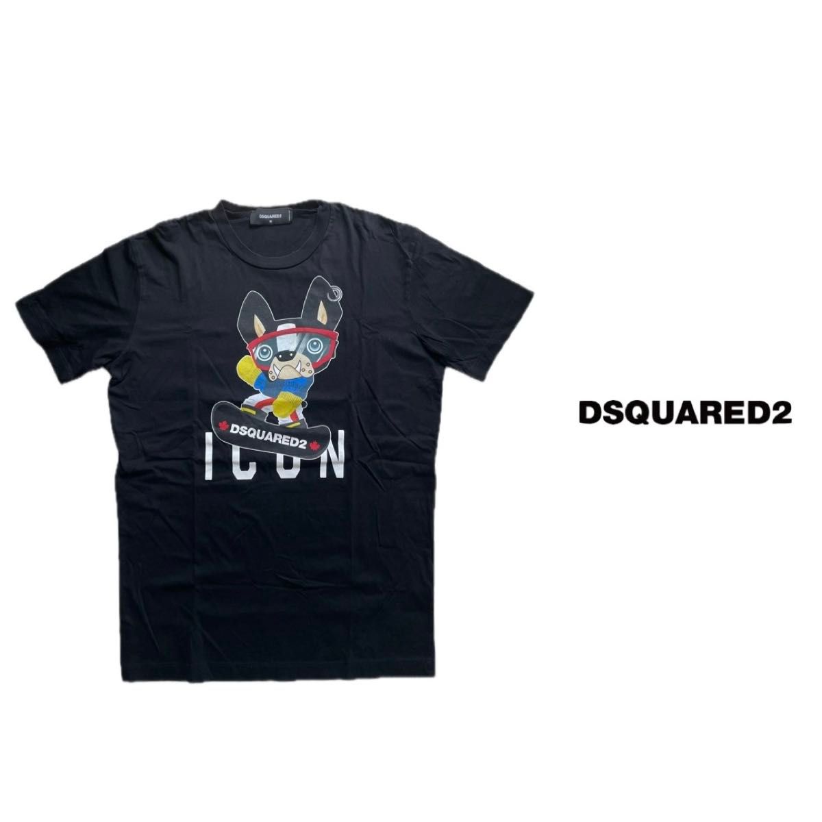 美品 21AW DSQUARED2 Tシャツ ディースクエアード チロ M 美品 21AW DSQUARED2 Tシャツ ディースクエアード チロ M