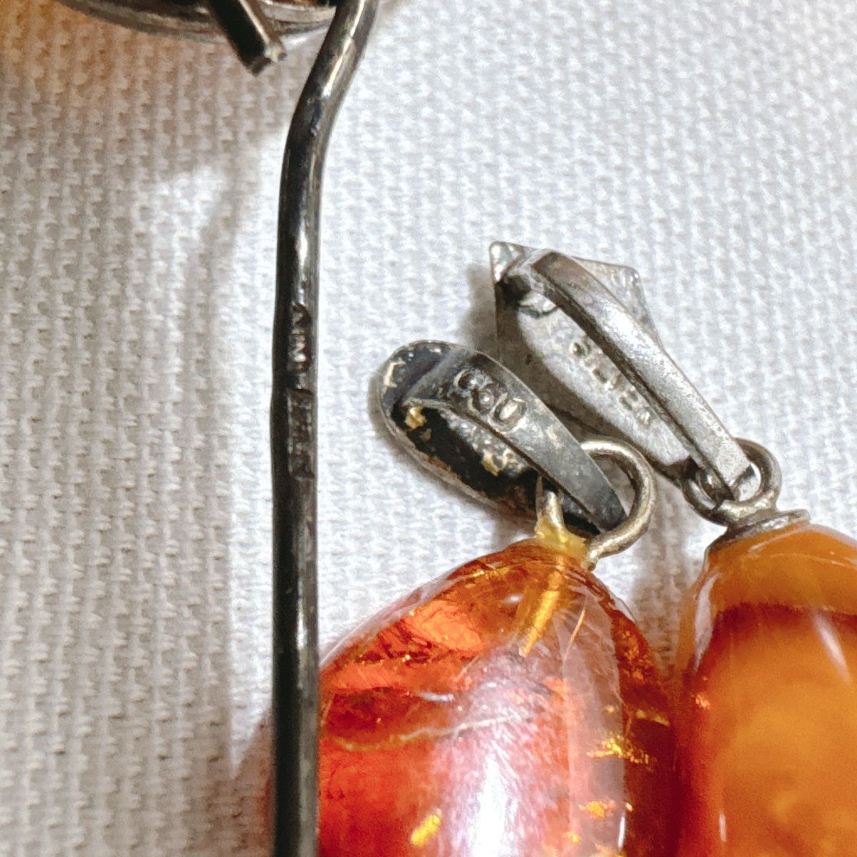 DK SILVER シルバー 琥珀 天然本琥珀 amber アクセサリー 7点 DK SILVER シルバー 琥珀 天然本琥珀 amber アクセサリー 7点
