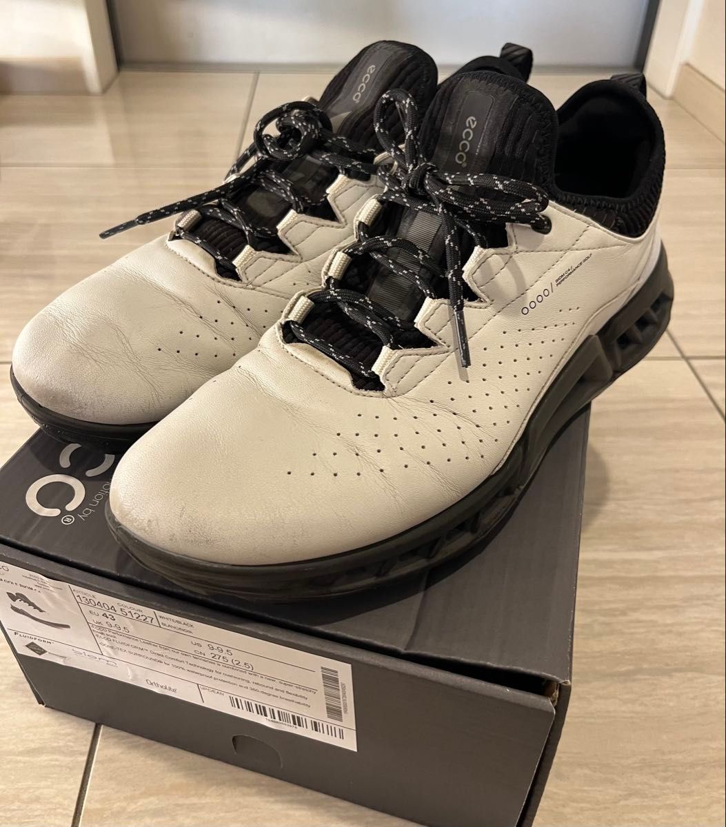ECCO エコー ゴルフシューズ メンズ ホワイト 43(26 5〜27 0 ECCO エコー ゴルフシューズ メンズ ホワイト 43(26 5〜27 0