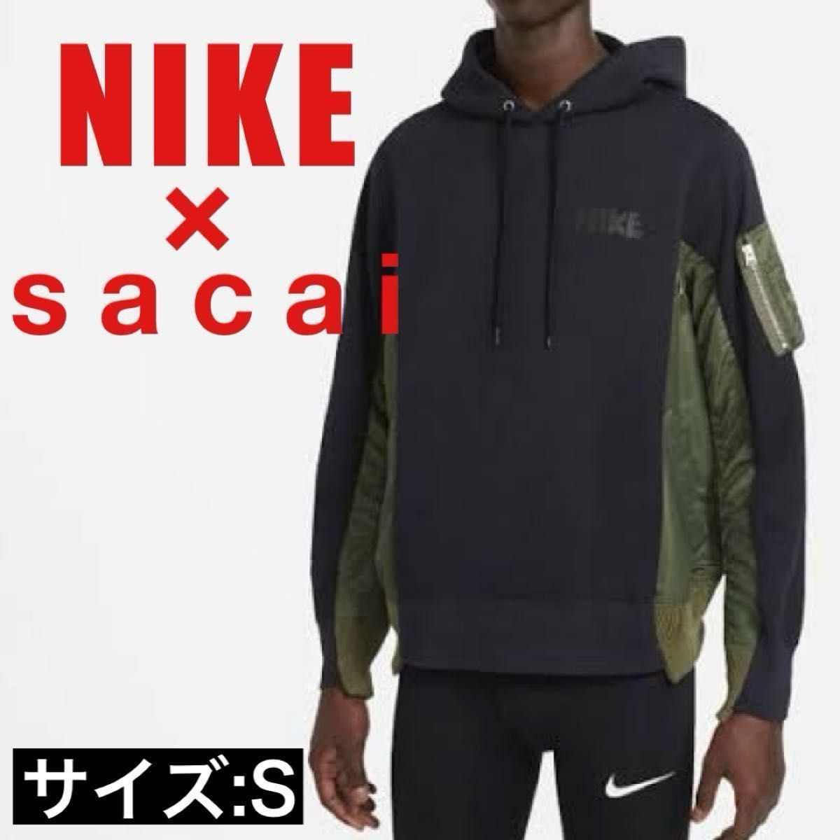 希少品】NIKE x sacai コラボ フーディ パーカー S|Yahoo 希少品】NIKE x sacai コラボ フーディ パーカー S|Yahoo