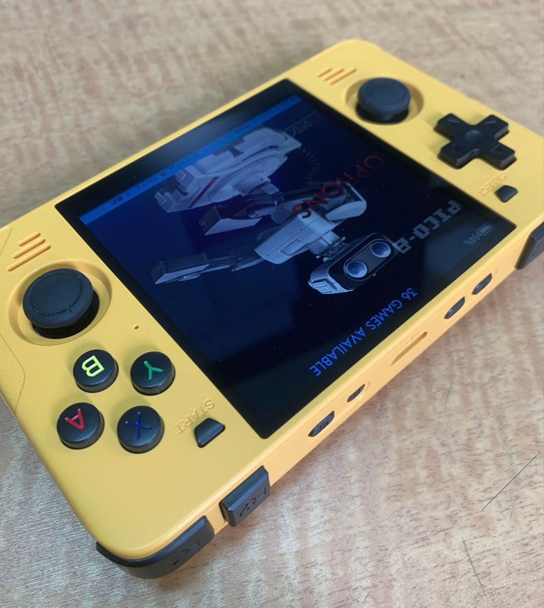 powkiddy rgb30 中華ゲーム機 正方形ディスプレイ イエロー powkiddy rgb30 中華ゲーム機 正方形ディスプレイ イエロー