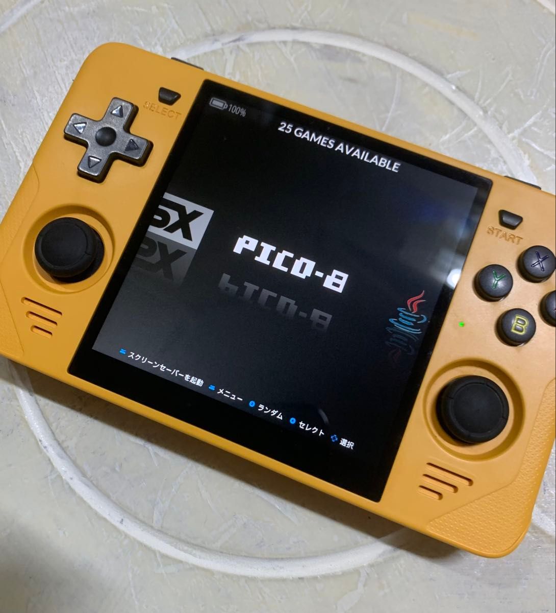 powkiddy rgb30 中華ゲーム機 正方形ディスプレイ イエロー powkiddy rgb30 中華ゲーム機 正方形ディスプレイ イエロー