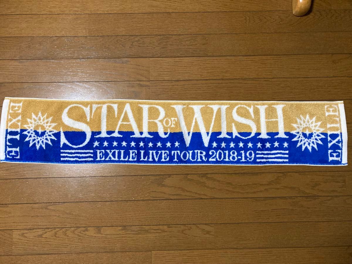 EXILE STAR OF WISH LIVE TOUR 2018-2019 ツアータオル マフラー EXILE STAR OF WISH LIVE TOUR 2018-2019 ツアータオル マフラー
