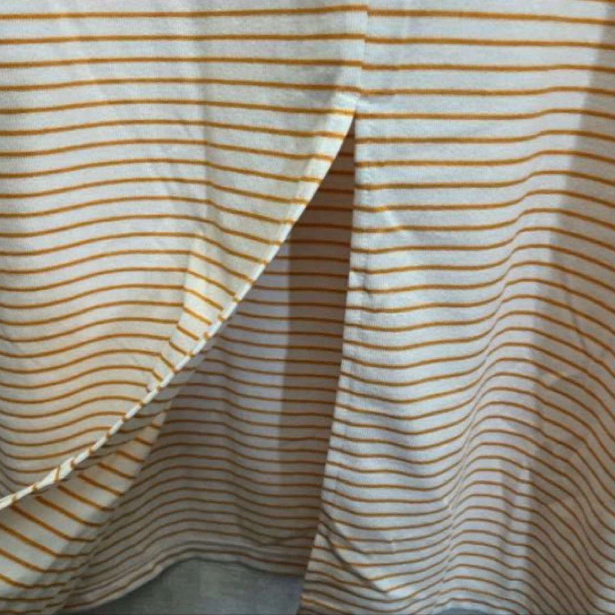 レディースボーダーロング Tシャツ