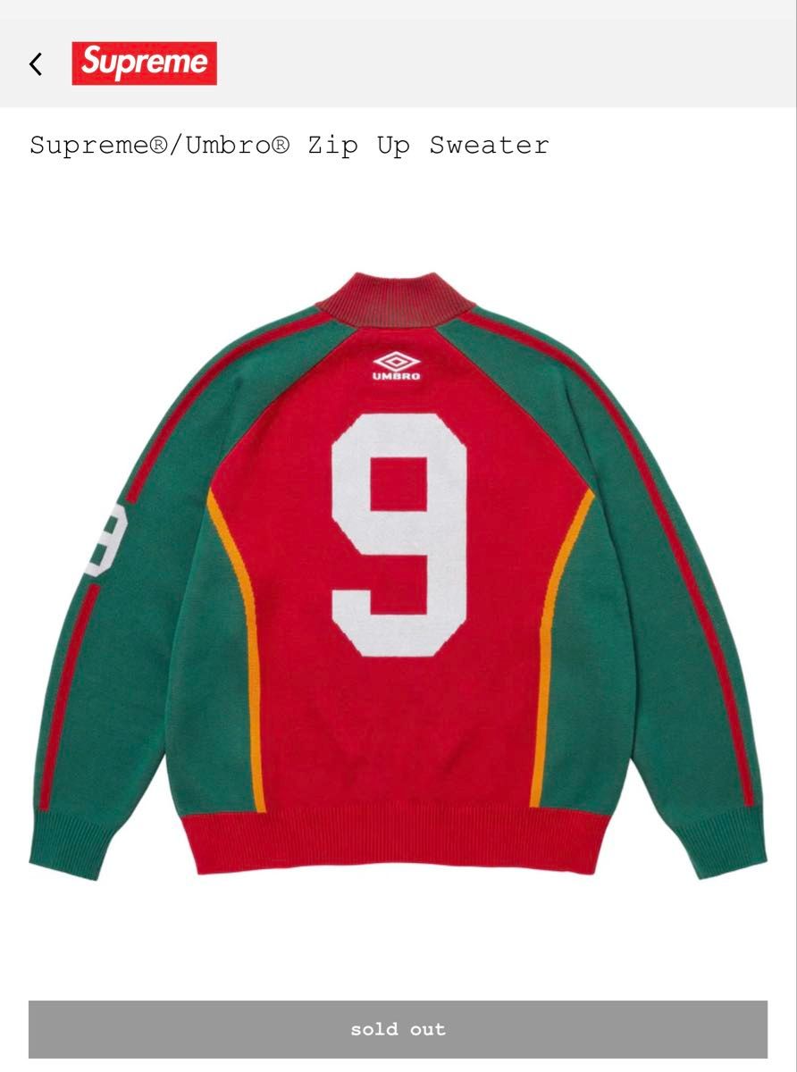 新品・未使用/Supreme/Umbro Zip Up Sweater Lサイズ ジップ 新品・未使用/Supreme/Umbro Zip Up Sweater Lサイズ ジップ