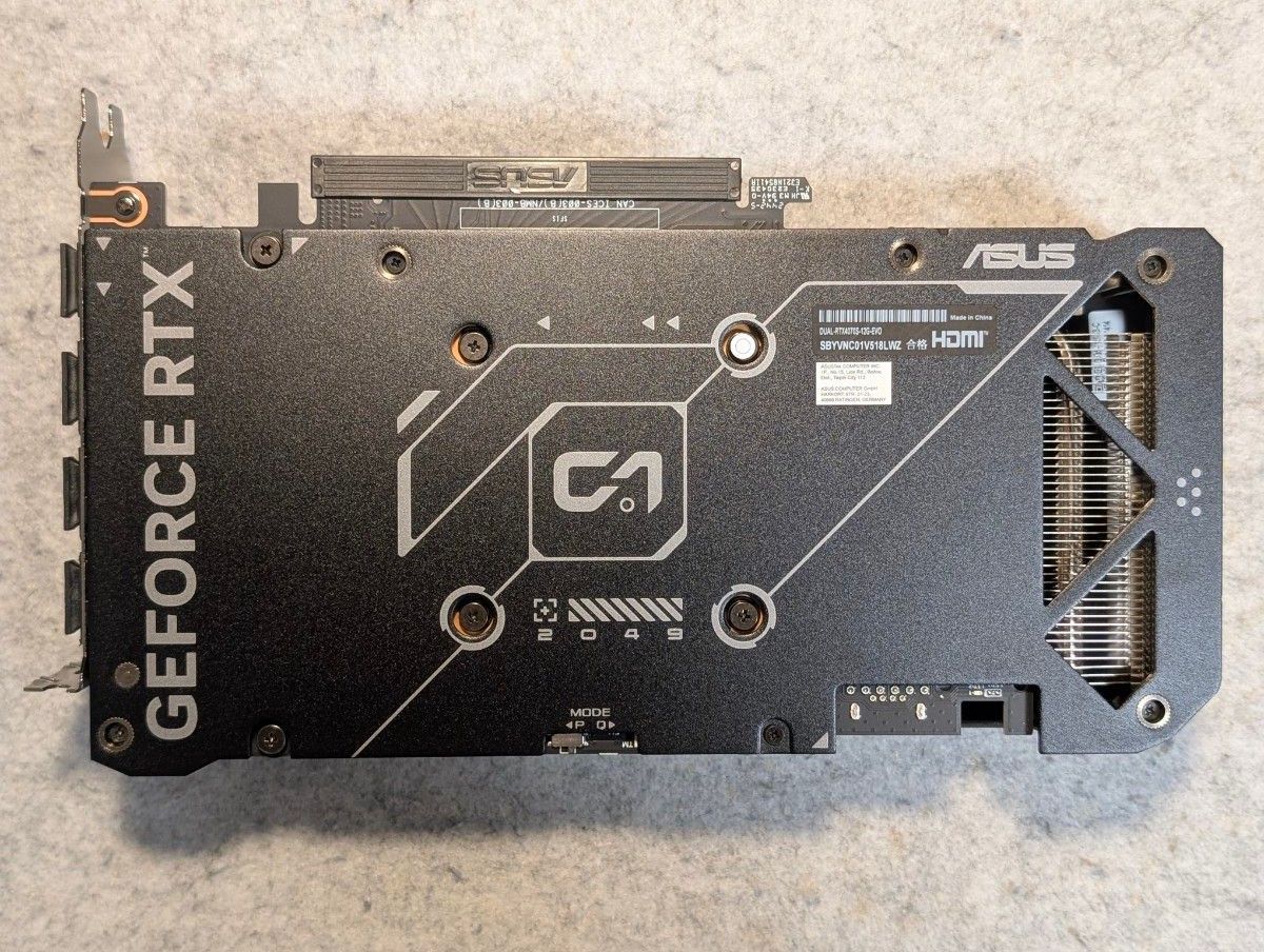 ASUS Dual GeForce RTX 4070 SUPER 12GB GDDR6X|Yahoo!フリマ ASUS Dual GeForce RTX 4070 SUPER 12GB GDDR6X|Yahoo!フリマ