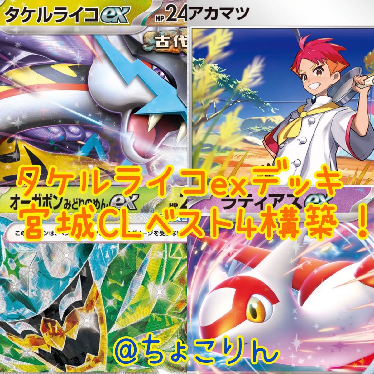 タケルライコexデッキ 宮城CLベスト4構築|Yahoo!フリマ(旧 タケルライコexデッキ 宮城CLベスト4構築|Yahoo!フリマ(旧